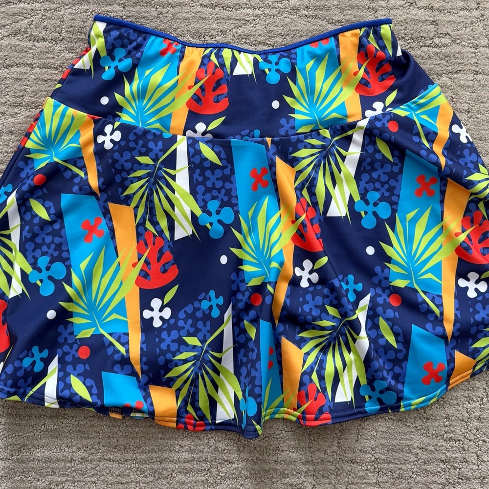 Tropical Print Women's Skort
